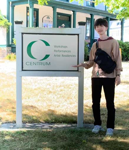 Centrum Jazz Port Townsend 会場にて