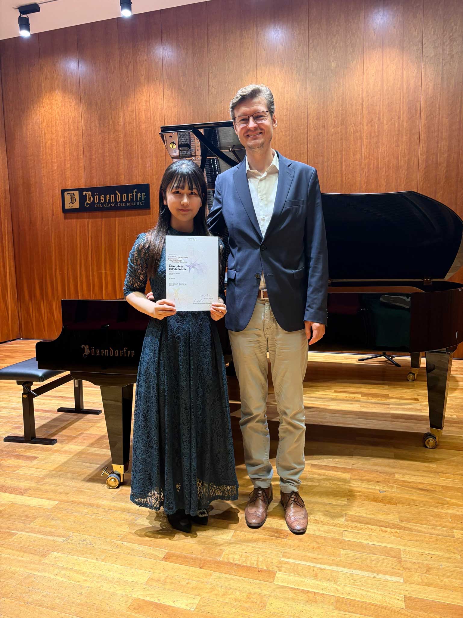 Christoph Declara教授と