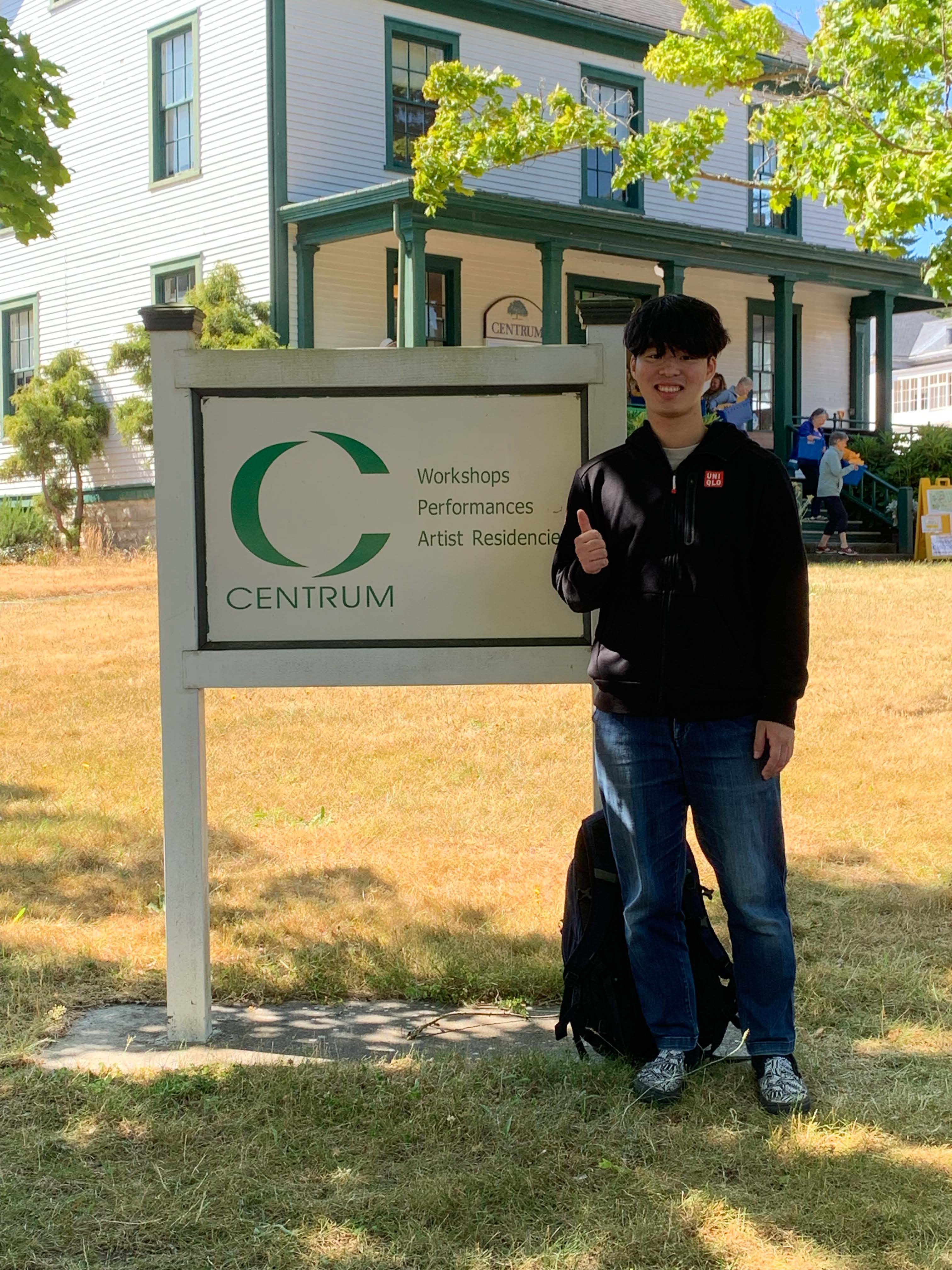 Centrum Jazz Port Townsend 会場にて