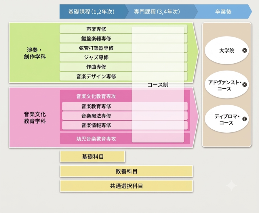 国立音楽大学：学びのシステム